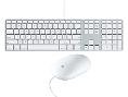 Apple - Wired Keyboard & Mighty Mouse